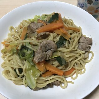 コスパ最強！野菜たっぷり！塩焼きそば！